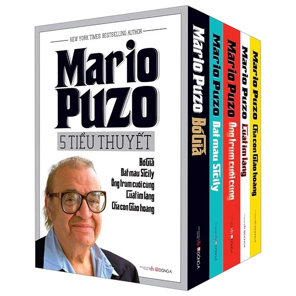 Sách - Boxset Tiểu Thuyết Của Mario Puzo (Bộ 5 Cuốn)