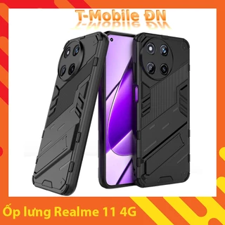 Ốp lưng Realme 11, Ốp chống sốc Iron Man PUNK cao cấp kèm giá đỡ cho Realme 11 4G