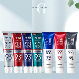 Kem Đánh Trắng Răng Thơm Miệng Median Dental IQ New 93% Toothpaste Hàn Quốc - 120g