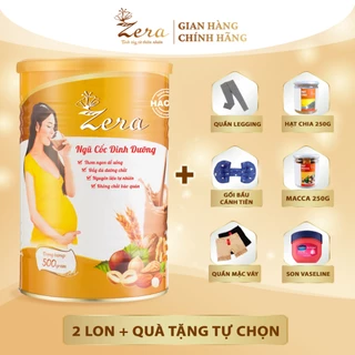 2 Lon Bột ngũ cốc cho bà bầu Zera