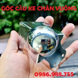 04 GÓC CẦU KE CHÂN VUÔNG cho TỦ ÂM THANH, tủ thiết bị, tủ máy case.