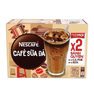 Cà Phê Sữa Đá Nescafe Hộp 240g (10 gói)