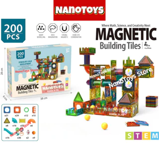 Đồ chơi xếp hình nam châm Thả bi, nhiều mẫu - 69, 100, 105, 118, 158, 200 chi tiết - NANOTOYS STORE