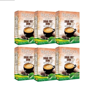 Combo 6 Hộp Cafe Ăn Kiêng Vị Latte Thương Hiệu Tropicana Slim - Nhập Khẩu Indonesia