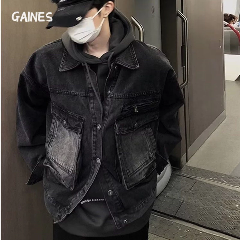 Áo Khoác Jean wash TÚI HỘP ZUZU Form Rộng Unisex Nam Nữ - Áo khoác bò denim Jaystoree 🖤