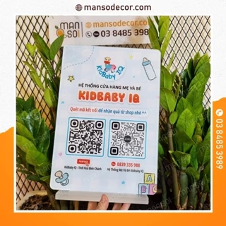 Bảng thanh toán qr | bảng quét mã số tài khoản | bảng quét mã qr | bảng qr shop quần áo | thiết kế theo yêu cầu