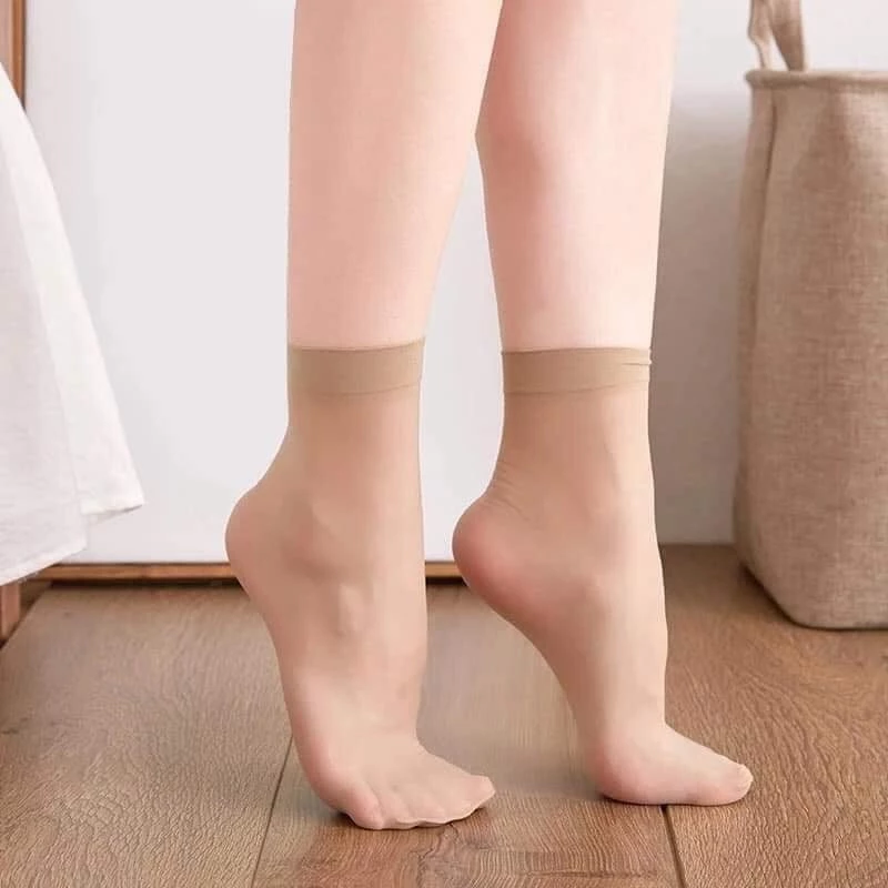 10 đôi tất da chân Hàn Quốc siêu dai không xù không xước rách