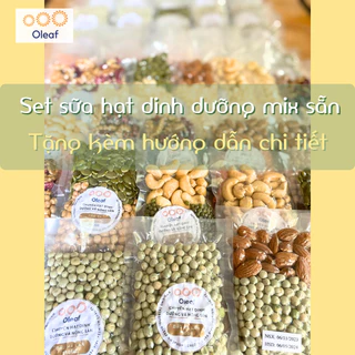 Set Sữa Hạt Dinh Dưỡng Mix Sẵn 7 Ngày [Tặng Đường Phèn] Mix hạt dinh dưỡng làm sữa