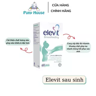 Vitamin Elevit Cho Mẹ sau sinh và cho con bú Elevit Breastfeeding Bayer Úc 60 viên