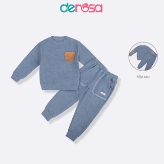 Bộ dài tay bé trai Derosa Kids cho bé từ 1 đến 5 tuổi AWKDZ722B - AWKDD1005B