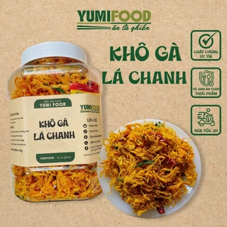 Hộp 500 gram Khô gà lá chanh | Loại 1, Thơm ngon, đậm vị - ăn là ghiền YumiFood