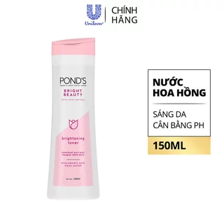 Nước hoa hồng sáng mịn da Pond's White Beauty sáng da cân bằng pH thu nhỏ lỗ chân lông 150ml