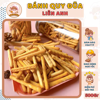 Bánh quy que đũa mặn bơ sữa 500g Ăn Vặt Vui