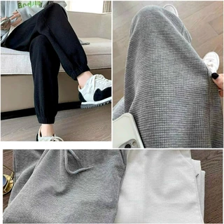 Quần Jogger Nam Nữ Phong Cách Thể Thao, Quần Dài Ống Rộng Dáng Jogger Mặc Nhà  Chất Vải Tổ Ong - Hàng Việt Nam 26MALL