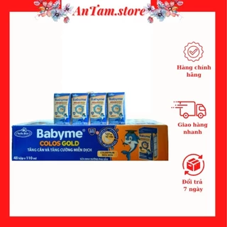 Sữa bột pha sẵn Babyme Colos Gold, Babyme Colos Grow hộp 110ml