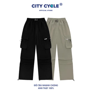 Quần gió Local Brand Gatherpoint City Cycle túi hộp ống suông form rộng unisex