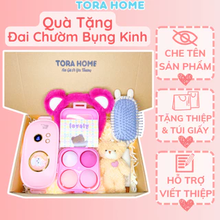 Quà tặng sinh nhật cho con gái đai chườm nóng & massage giảm đau bụng kinh nguyệt thông minh Tora Home