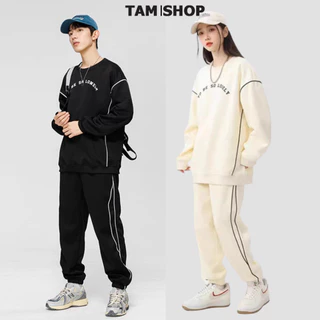 Bộ Thể Thao Nam Chất Tổ Ong 2 Màu Trẻ Cao Cấp TO BE SO LONELY - Set Mặc Nhà Đi Chơi Thu Đông Thun Xịn - Tâm Shop