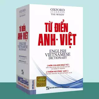 Sách - Từ Điển Oxford Anh - Việt (Hơn 350.000 Từ) (Bìa Mềm Màu Trắng/Xanh)