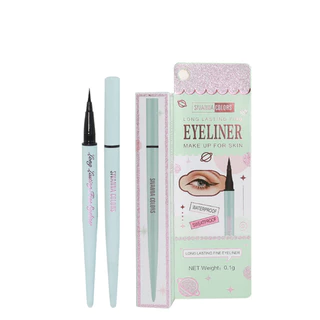 Kẻ Mắt Bút Lông Chống Nước Sivanna Long Lasting Fine Eyeliner Make Up For Skin Vỏ Xanh