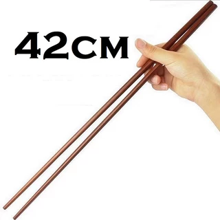 Đũa Cái Nấu Ăn, Đũa gỗ dài 42cm dùng xào nấu thức ăn chống nóng bằng gỗ cao cấp