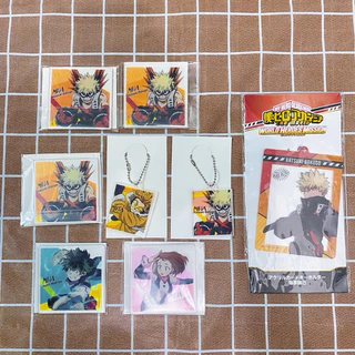 [Chính Hãng] Block, Keychain MHA My Hero Academia Học Viện Siêu Anh Hùng (Bakugo, Izuku, Ochaco, Hawks)