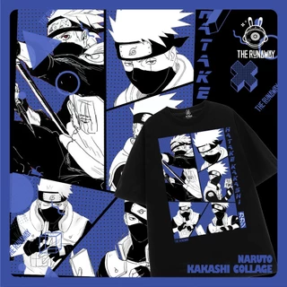 Áo phông Naruto: Kakashi Collage 100% Cotton Nam / Nữ by The Runaway