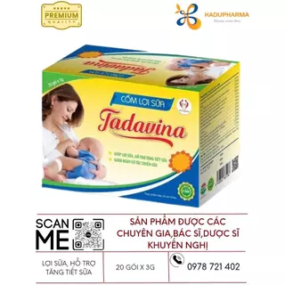 Cốm lợi sữa TADAVINA, Thương hiệu nâng cấp từ CLS Tasuamum, Hộp 20 gói