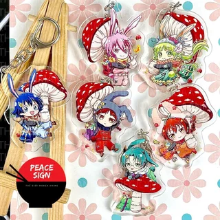 Móc khóa IRUMA GIÁ ĐÁO ver THỎ NẤM Mairimashita! Iruma-kun anime chibi mica trong acrylic xinh xắn