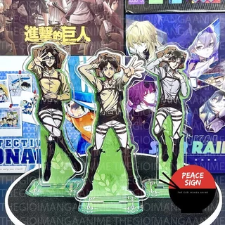 Mô hình standee ATTACK ON TITAN ver NẰM TRÊN CỎ Levi Hanji Eren Mikasa Erwin Armin ĐẠI CHIẾN TITAN anime chibi