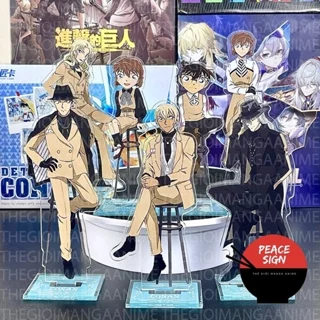 Standee DETECTIVE CONAN ver NGỒI GHẾ mô hình Thám Tử Lừng Danh acrylic anime mica chibi