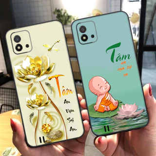 Ốp lưng Realme Narzo 50i / Narzo 50a prime / Norza 30a thư pháp tâm an,chữ tâm,tài,lộc,phong thủy giá rẻ