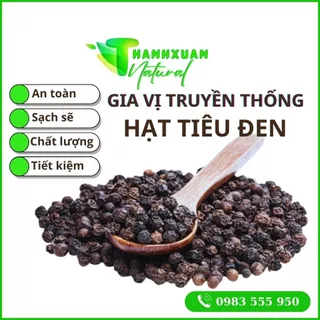 TIÊU ĐEN NGUYÊN HẠT ĐẮK LẮK TÚI ZIP 100G