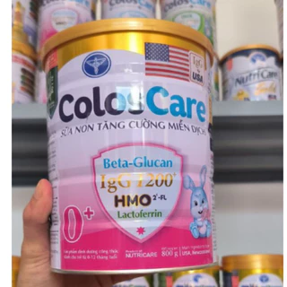 Sữa coloscare 0+,1+2+ lon 800gr mẫu mới