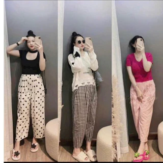 Set quần baggy lưng chun cực hot Hot hit siêu đẹp giá rẻ