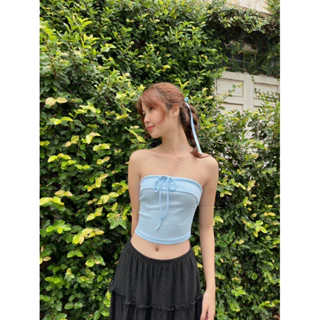 ELLIE | Lita top (áo ống thắt nơ trendy)