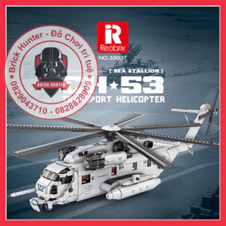 Reobrix 33037 USarmy Transport helicopter CH53 mô hình lắp ráp siêu trực thăng vận tải quân sự Sea Stallion của Hoa Kỳ