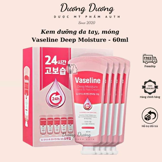 Kem dưỡng da tay và móng Vaseline Deep Moisture 60ml