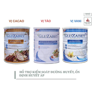 Sữa Non Tiểu Đường Gluzabet 650gSữa Hỗ Trợ Ổn Định Đường Huyết Dành Cho Người Bệnh Tiểu Đường