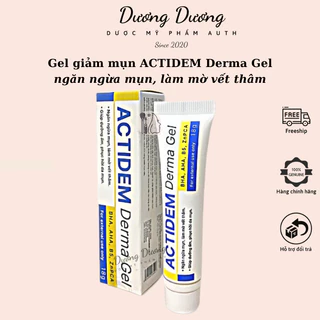 Gel giảm mụn ACTIDEM Derma Gel 18/40g giảm mụn, mờ thâm hiệu quả