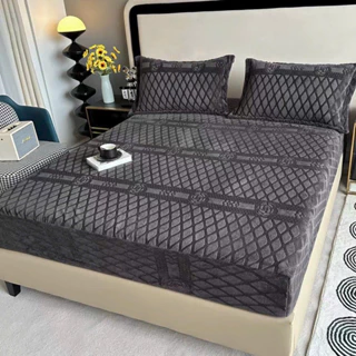 Bộ Ga Và 2 Gối Nỉ Nhưng COCO cao cấp hàng nhập khẩu loại 1 mẫu mã đa dạng 2023 gohomebedding