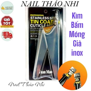 Kềm Bấm Móng Giả Loại INOX, Kìm Cắt Típ NAIL THAO NHI