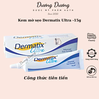 Kem hỗ trợ sẹo Dermatix Ultra 15g kem giảm sẹo lồi, sẹo phẫu thuật, sẹo thâm do mụn, rạn da