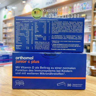 (Bill Đức ảnh sau) Tăng đề kháng trẻ em Orthomol junior C plus (Hàng Đức)