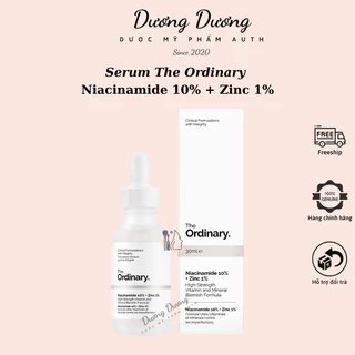 Serum The Ordinary Niacinamide 10% + Zinc 1% ngừa mụn, giảm thâm 30ml