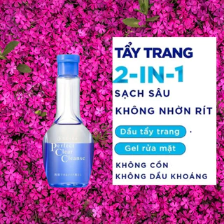 Gel Rửa Mặt Tẩy Trang Senka Perfect Clear Cleanse 2in1 170ml