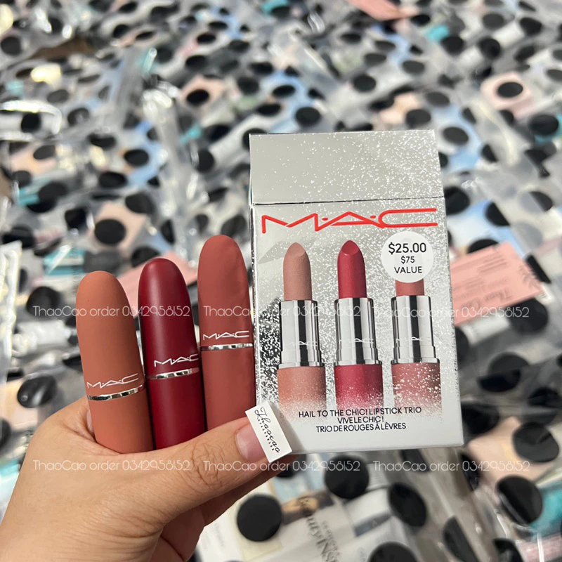 Set son Mac Fullsize 3 thỏi date 2025