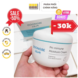 (Nội địa Hàn) Kem dưỡng ẩm Goongbe Pri-mmune Moisture Cream cho bé từ sơ sinh 30ml/180ml - minjeebaby