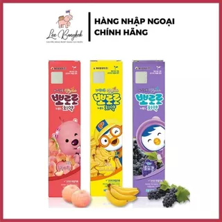 Kem Đánh Răng Pororo Hàn Quốc Toothpaste Không Chứa Florua, An Toàn Cho Trẻ Em Dùng Cho Bé Từ 2 Tuổi 50g