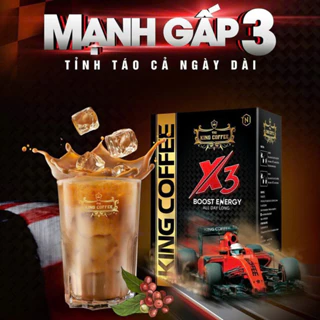 Cà phê hòa tan 3in1 X3 TNI KING COFFEE ( hộp 12 gói)